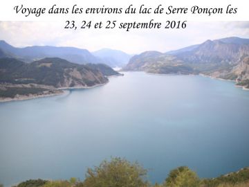 Voyage autour du lac de Serre Ponçon