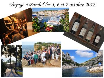 5, 6 et 7 octobre 2012, week-end à Cassis et Bandol